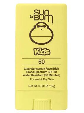 Sun Bum Kids Clear Sunscreen Face Stick SPF 50